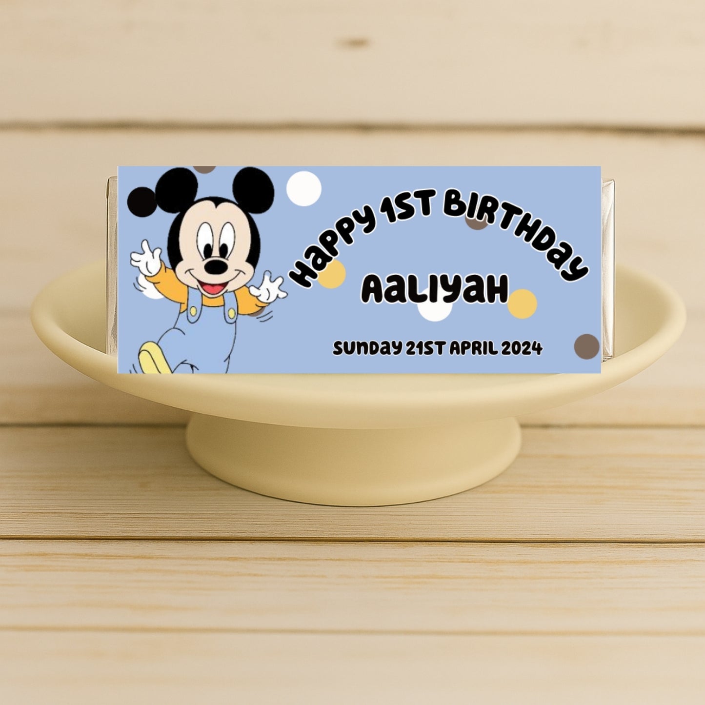 Baby Mickey Mouse Chocolate Bars