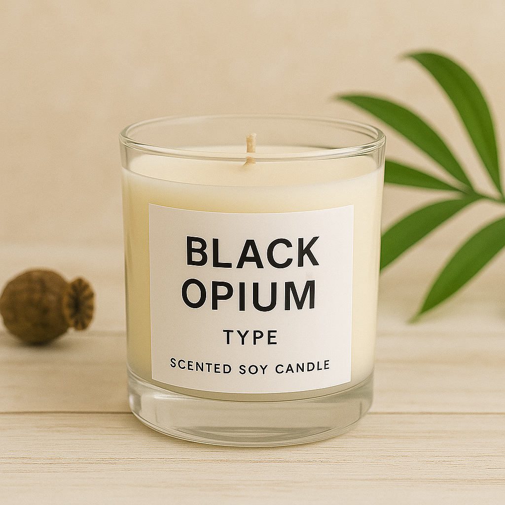 Black Opium Type Scented Candle