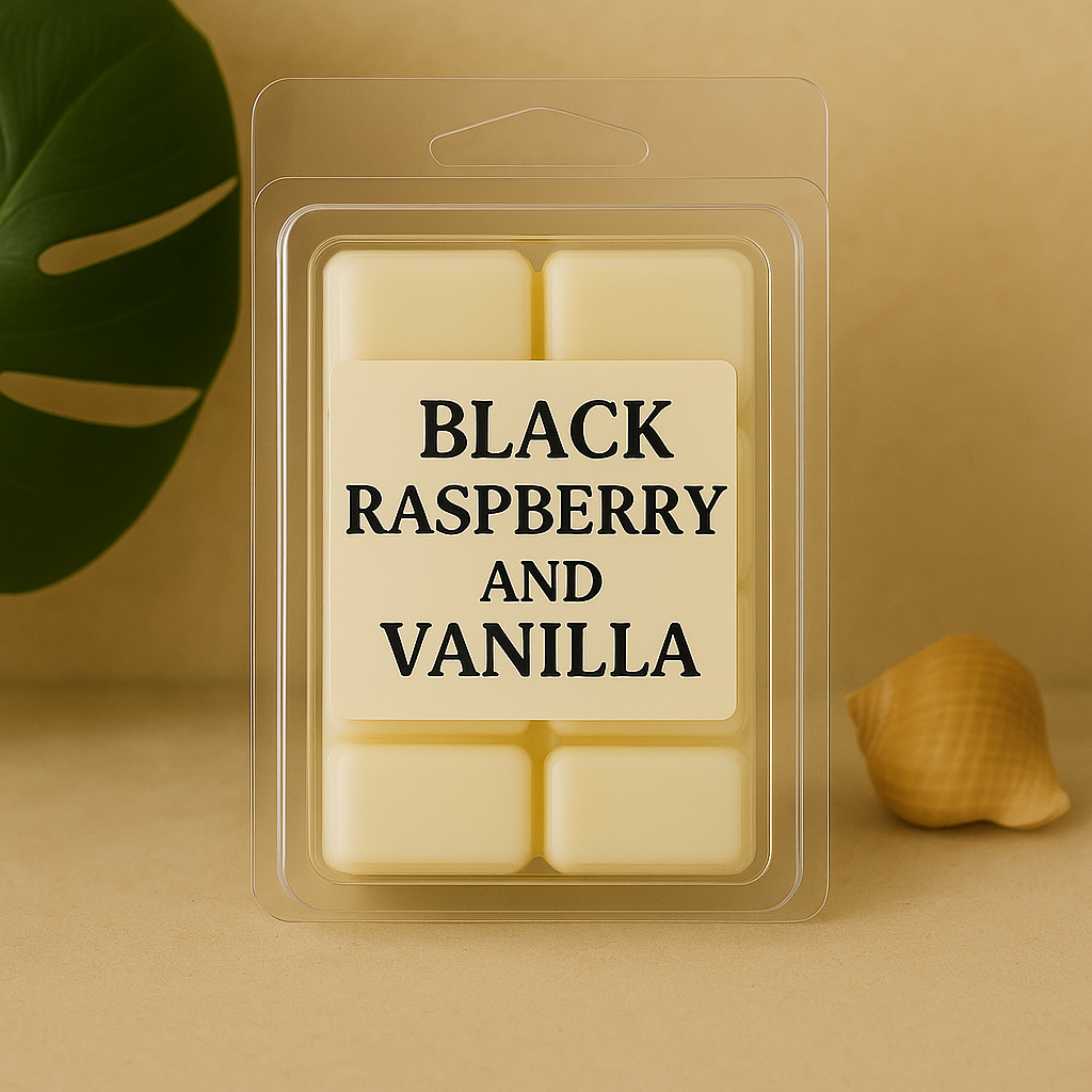 Black Raspberry and Vanilla Scented Wax Melts