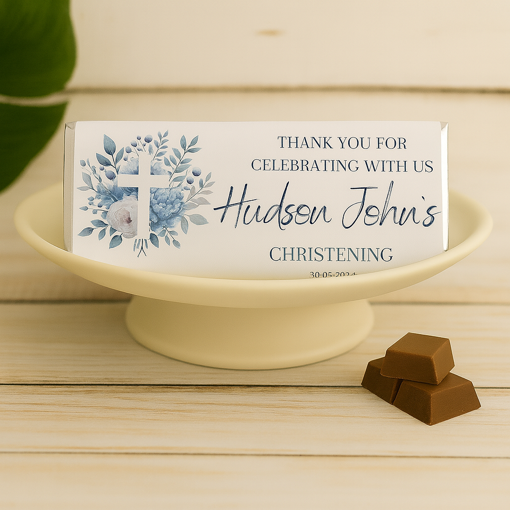 Christening Chocolate Bars