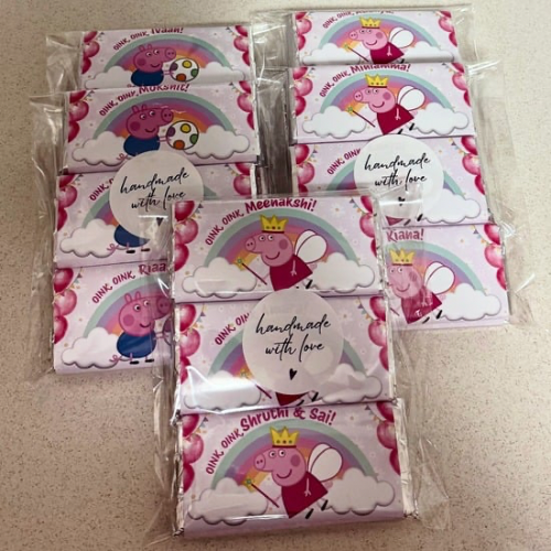 Personalised Peppa Pig Chocolates
