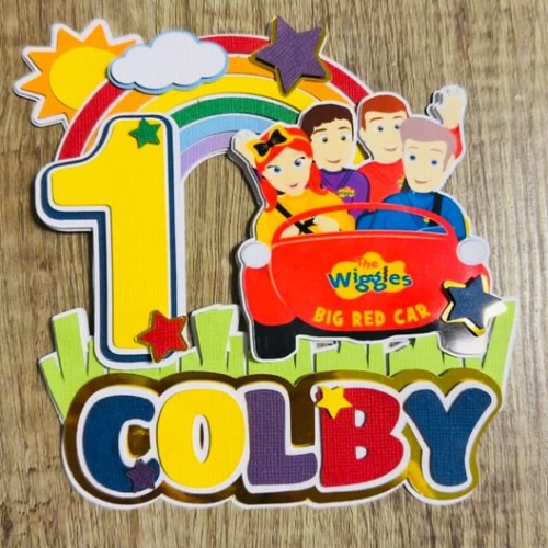 Personalised Wiggles Cake Topper