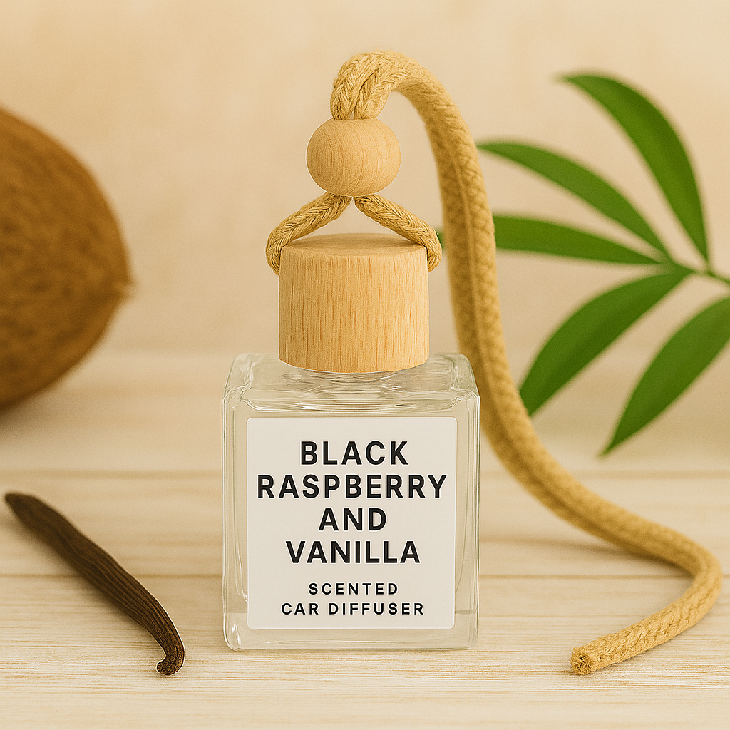 Black Raspberry and Vanilla Scented Car Diffusers
