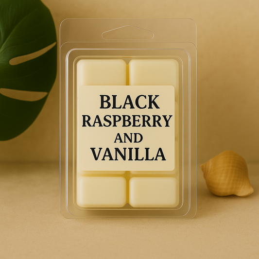 Black Raspberry and Vanilla Scented Wax Melts