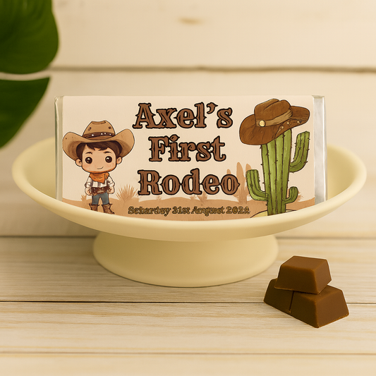 Boho Cowboy Chocolate Bars
