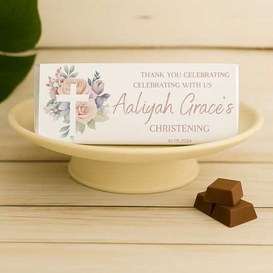 Christening Chocolate Bars