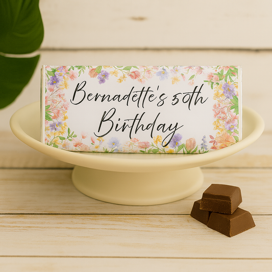 Floral Chocolate Bars