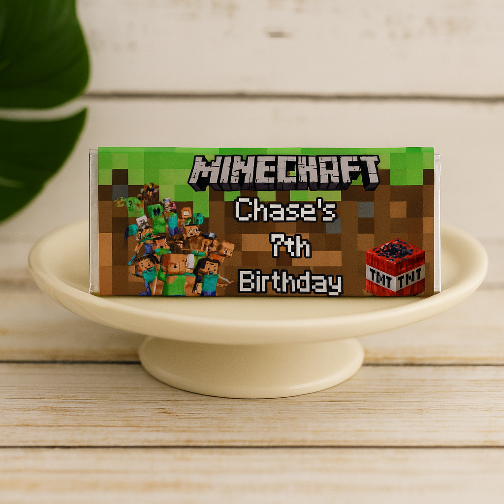 Minecraft Chocolate Bars