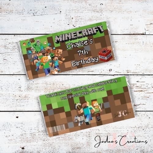 Minecraft Chocolate Bars