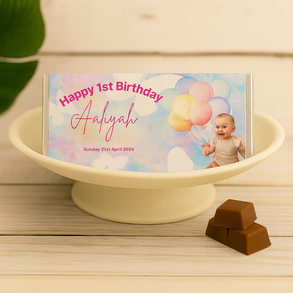 Pastel Butterfly Chocolate Bars