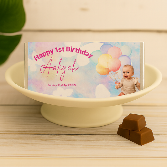 Pastel Butterfly Chocolate Bars