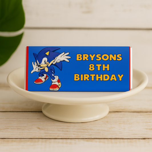 Sonic The Hedgehog Chocolate Bars
