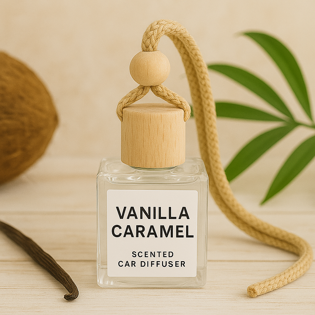 Vanilla Caramel Scented Car Diffusers