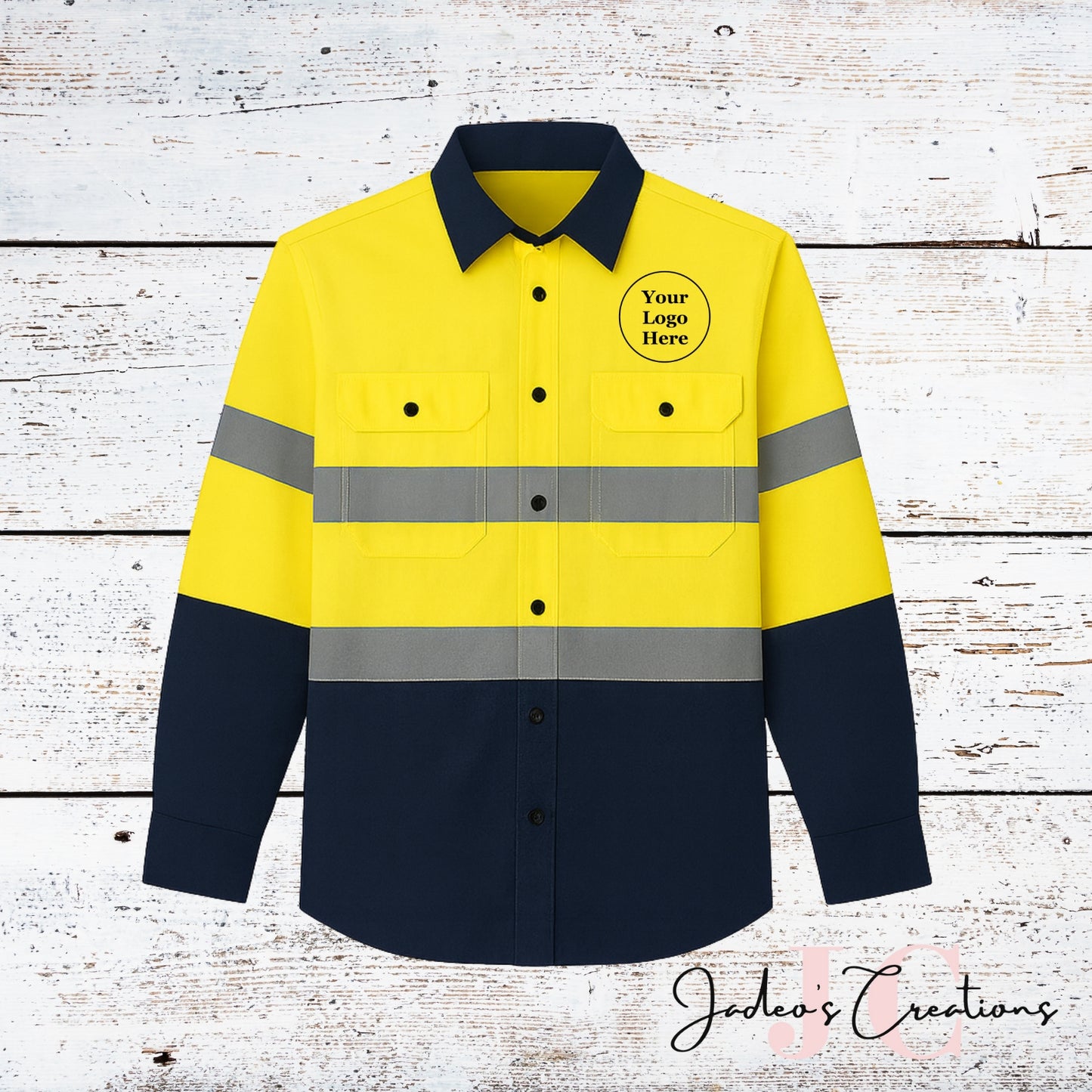 Workwear Hi-Visibility Long Sleeve Reflective Shirts